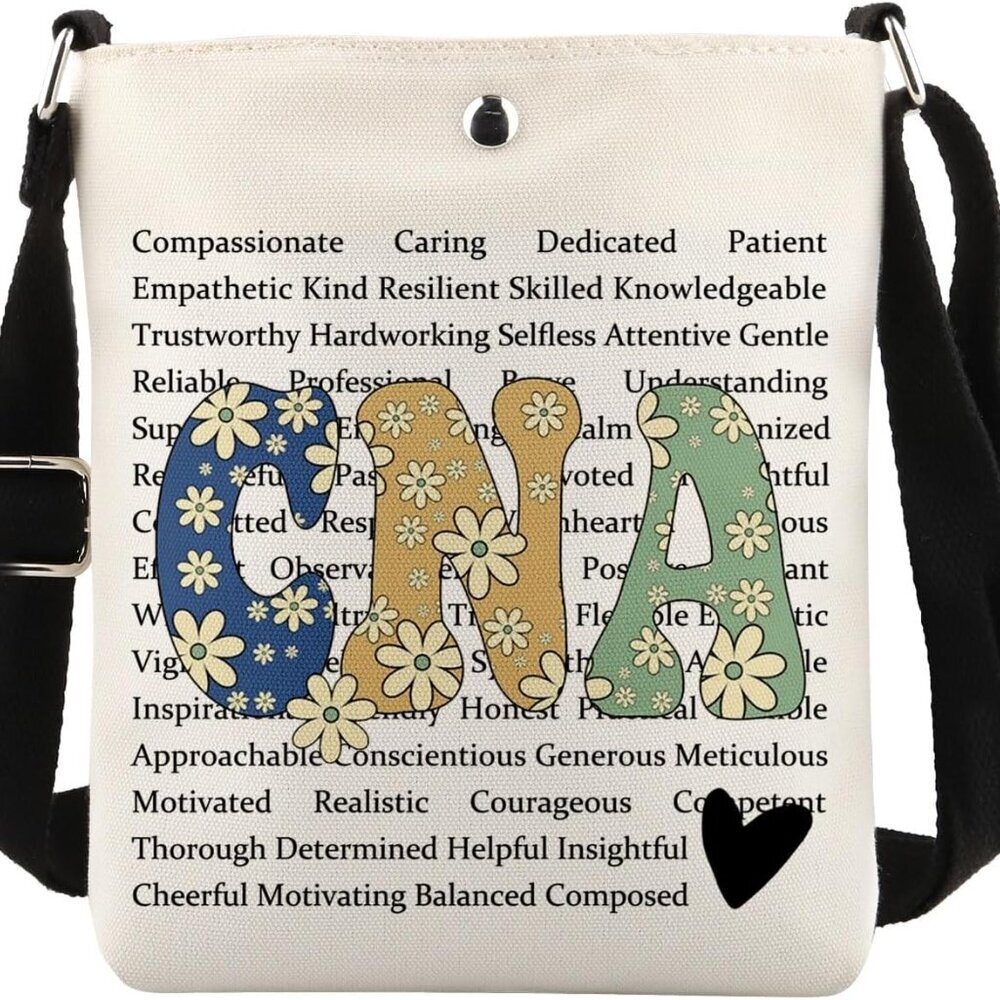 High-Quality Nursing Assistant Crossbody Bag - Effortless Style & Organization